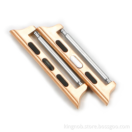 316l Stainles Steel Spring Bar Adapter Connector Tool 38mm 42mm For Apple Watch Band Adapter